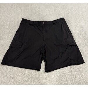 511 Tactical Shorts Men’s 42 Black Cargo Rip Stop Canvas Style Work Cloth Solid